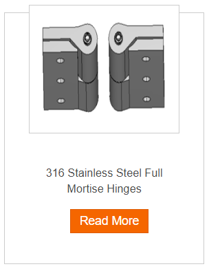 316 Stainless Steel Full Mortise Hinges